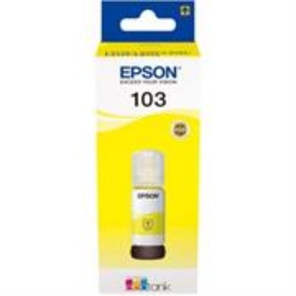 Picture of Epson 103 Ecotank Yellow Ink Bottle 65ml