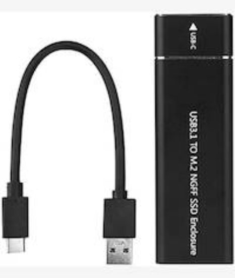 Picture of UniQue M.2 NVME NGFF To USB C SSD Enclosure