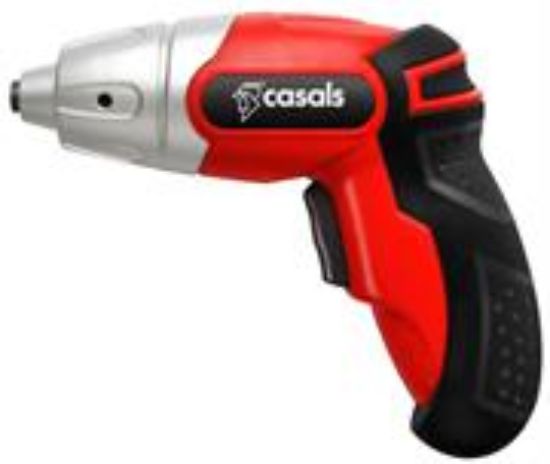 Picture of Casals Screwdriver Cordless 10 Piece Set Plastic Red