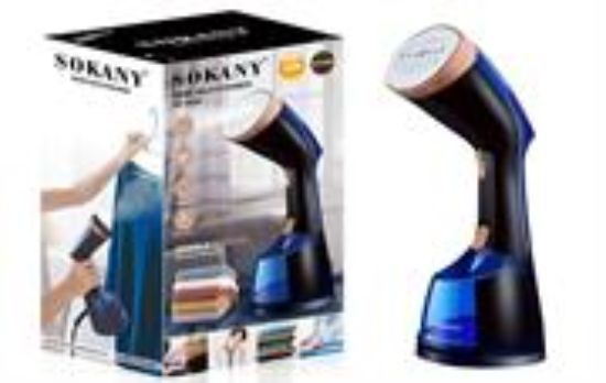 Picture of Sokany Black And Blue Handheld Garment Steamer