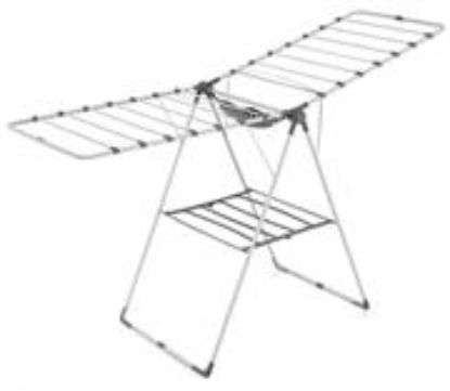 Picture of Totally Large Foldable Clothes Dryer Silver With Black Accents