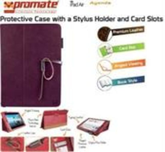Picture of Promate Agenda Premium Protective Leather Case with Stylus