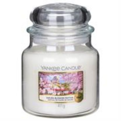 Picture of Yankee Candle Sakura Blossom Medium Jar Retail Box No