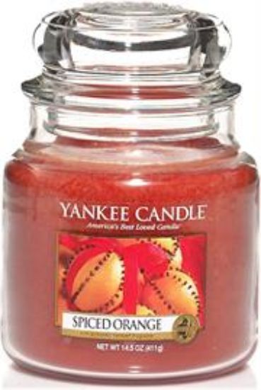Picture of Yankee Candle Spiced Orange Medium Jar Retail Box No