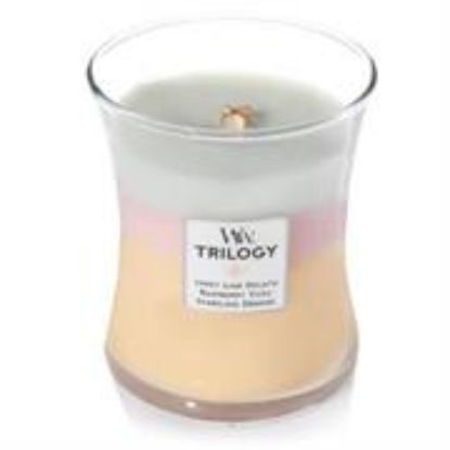 Picture of Woodwick Trilogy Summer Sweets Medium Jar