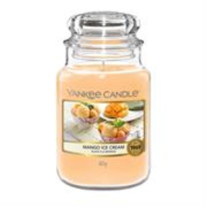 Picture of Yankee Candle Mango Ice Cream Large Jar Retail Box No
