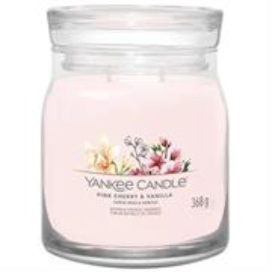 Picture of Yankee Candle Signature Collection Pink Cherry Vanilla Medium Jar