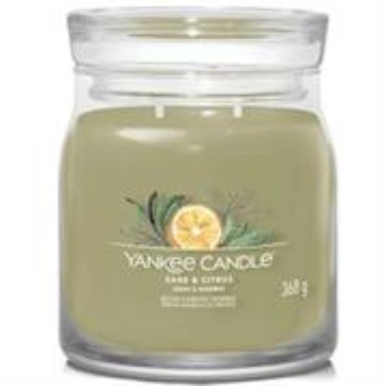 Picture of Yankee Candle Signature Collection Sage & Citrus Medium Jar