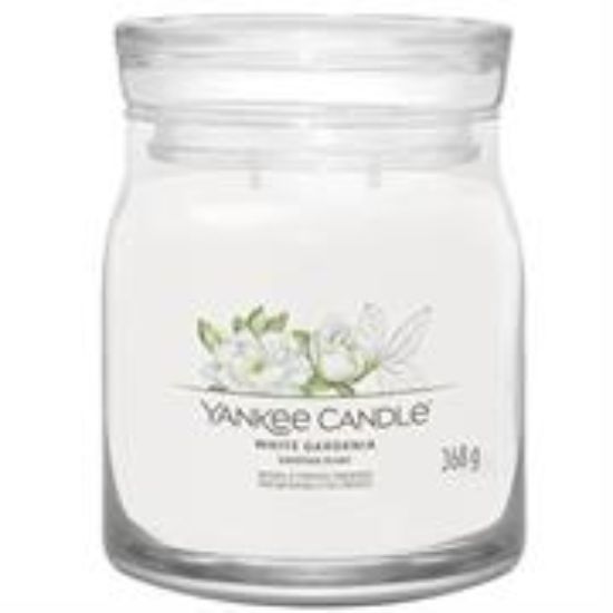 Picture of Yankee Candle Signature Collection White Gardenia Medium Jar