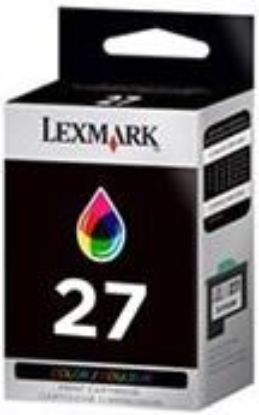 Picture of Lexmark 27 Cyan Magenta Yellow Colour Original Ink