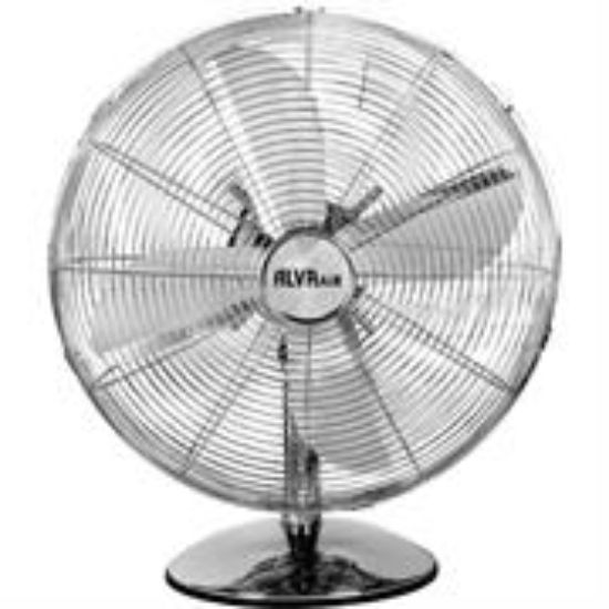 Picture of Alva Air 30cm Chrome Metal Desktop Fan