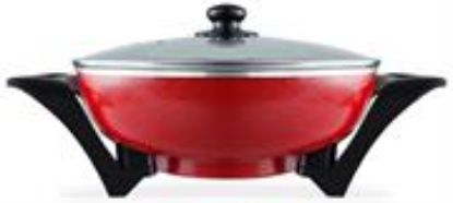 Picture of Mellerware 1500w Aluminium Red Electric Bangkok Wok