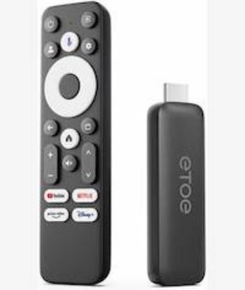 Picture of ETOE T2 Certified 4K UHD Google Android Smart TV Stick