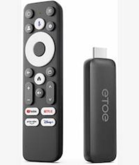 Picture of ETOE T2 Certified 4K UHD Google Android Smart TV Stick