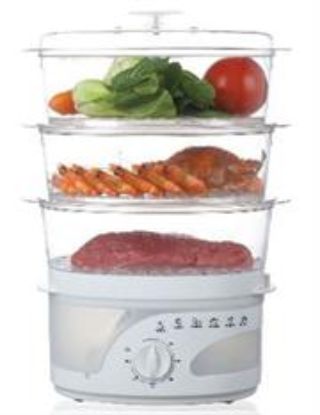 Picture of Mellerware 3 Tier 9 Litre Food Steamer