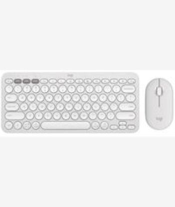 Picture of Logitech Pebble 2 Keyboard & Mouse Combo - White