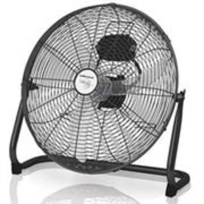 Picture of Mellerware Steel Black Hi Velocity 45cm 3 Speed Floor Fan