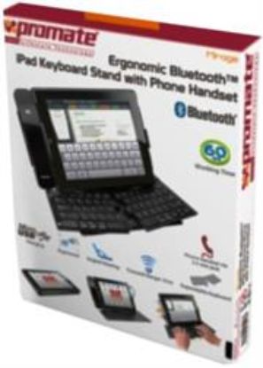 Picture of Promate Wireless Bluetooth Keyboard with Phone Handset