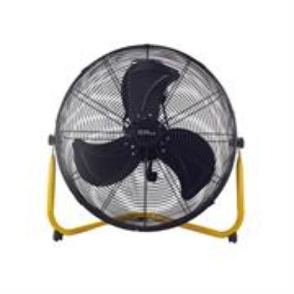 Picture of Alva Air 50cm Black With Yellow 160w Floor Fan
