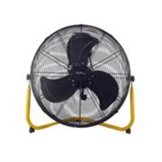 Picture of Alva Air 50cm Black With Yellow 160w Floor Fan