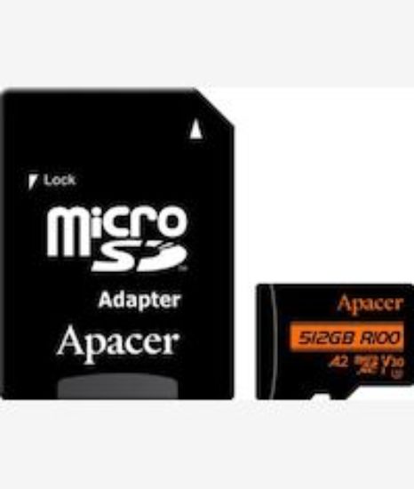 Picture of Apacer 512GB MicroSD Class10 V30 Memory Card