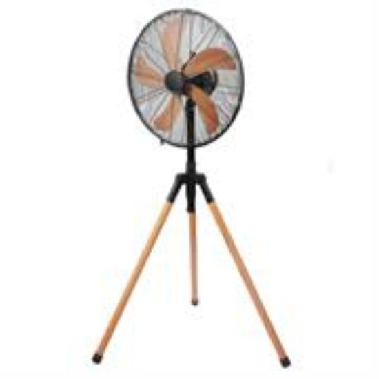 Picture of Alva Air 40cm Wooden Finish Tripod Fan 50w