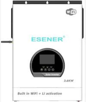 Picture of Solarix Esener 3600VA 24VDC 60A Pure Sine Wave Inverter