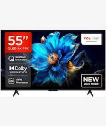 Picture of TCL P7K-UK 55Inch QLED Direct LED 4K HDR Smart Google TV
