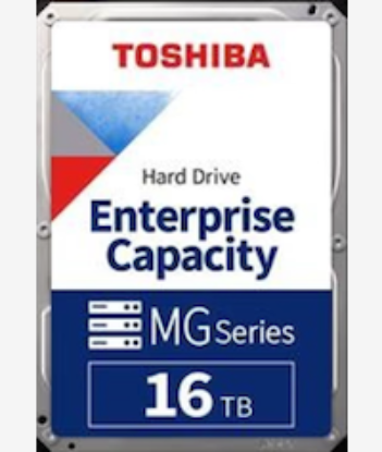 Picture of Toshiba 3.5 Inch Enterprise 16TB SATA Hard Drive Disk