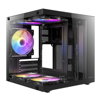 Picture of Antec VCX10M ARGB Micro-ATX | ITX Mini-Tower Gaming Chassis - Black