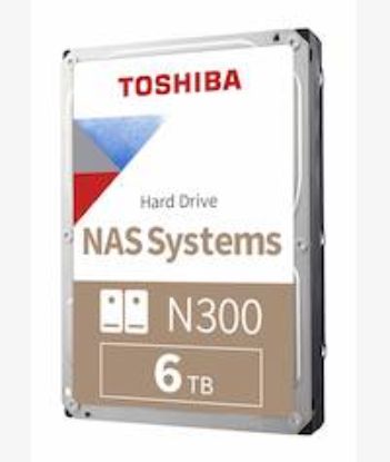 Picture of Toshiba 6TB N300 NAS 3.5-Inch Hard Drive