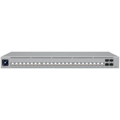 Picture of UBIQUITI Ubiquiti Layer 3 Etherlighting switch USW-PRO-HD-24-EU, (22) 2.5 GbE, (2) 10 GbE ports, (4) 10G SFP+ ports. DC power backup ready