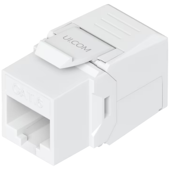 Picture of UBIQUITI Ubiquiti UniFi  UACC-Keystone-Jack-C6 keystone for terminating a Cat6 Ethernet jack without the use of a punch-down or crimping too, (12) Keystone Jacks per pack
