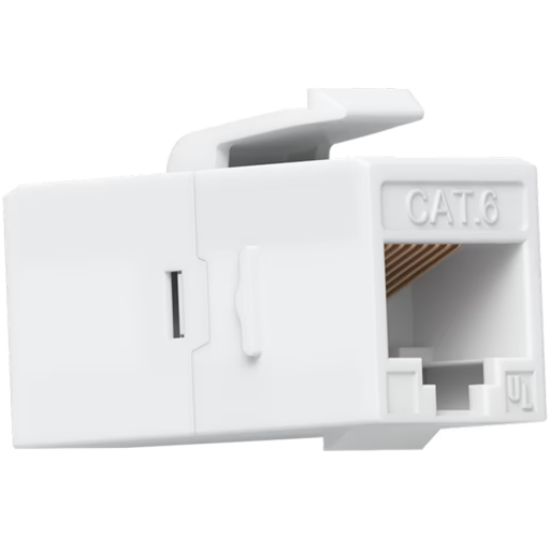 Picture of UBIQUITI Ubiquiti UniFi UACC-Keystone-Coupler-C6 Cat6 keystone coupler, Easy snap-in installation on a blank patch panel, (12) Keystone Couplers per pack