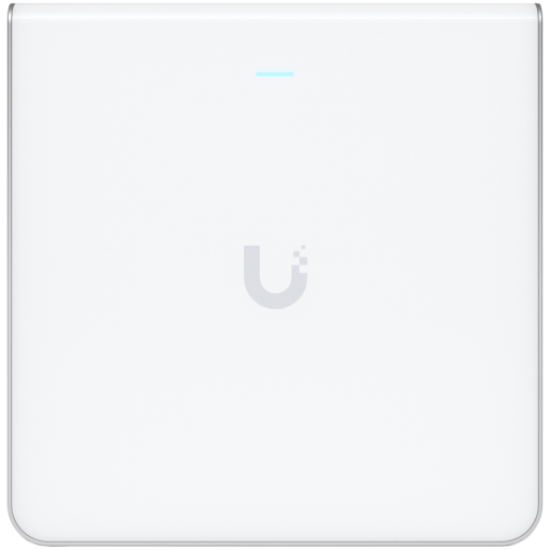 Picture of UBIQUITI UBIQUITI U6 Enterprise In-Wall, 10 spatial streams, 115 m² (1,250 ft²) coverage, 600+ connected devices, Powered using PoE+/PoE++, (4) GbE ports with (1) PoE output, 2.5 GbE uplink.