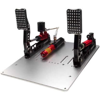 Picture of SIMAGIC SIMAGIC Crimson Edition Hydraulic (Dual) Pedal Set, 100 kg Load‑Cell, S311
