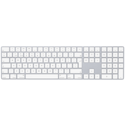 Picture of APPLE Out of Box Magic Keyboard with Numeric Keypad - International English - Silver,Model A1843