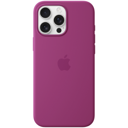 Picture of APPLE iPhone 16 Pro Max Silicone Case with MagSafe - Fuchsia,Model A3316