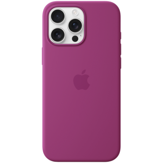 Picture of APPLE iPhone 16 Pro Max Silicone Case with MagSafe - Fuchsia,Model A3316