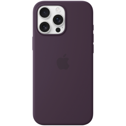 Picture of APPLE iPhone 16 Pro Max Silicone Case with MagSafe - Plum,Model A3316