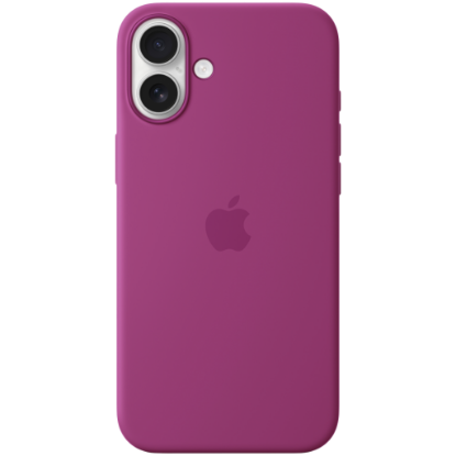 Picture of APPLE iPhone 16 Plus Silicone Case with MagSafe - Fuchsia,Model A3314