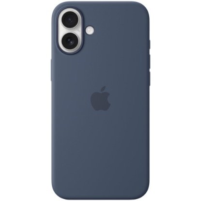 Picture of APPLE iPhone 16 Plus Silicone Case with MagSafe - Denim,Model A3314