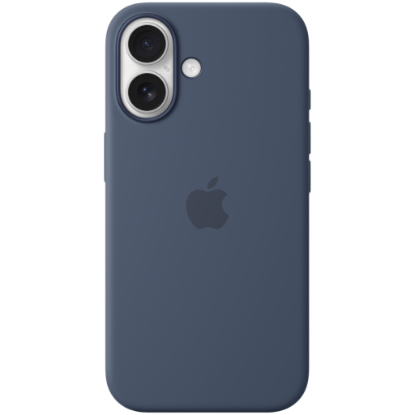 Picture of APPLE iPhone 16 Silicone Case with MagSafe - Denim,Model A3313