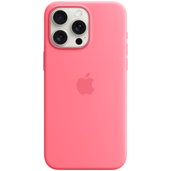 Picture of APPLE iPhone 15 Pro Max Silicone Case with MagSafe - Pink,Model A3126