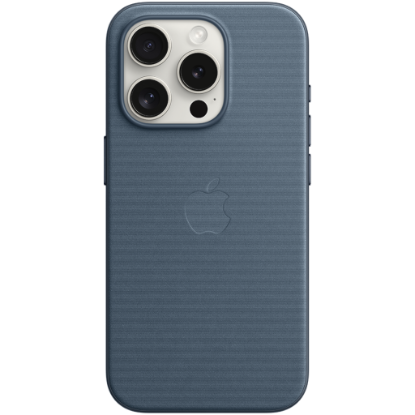 Picture of APPLE iPhone 15 Pro FineWoven Case with MagSafe - Pacific Blue,Model A3134