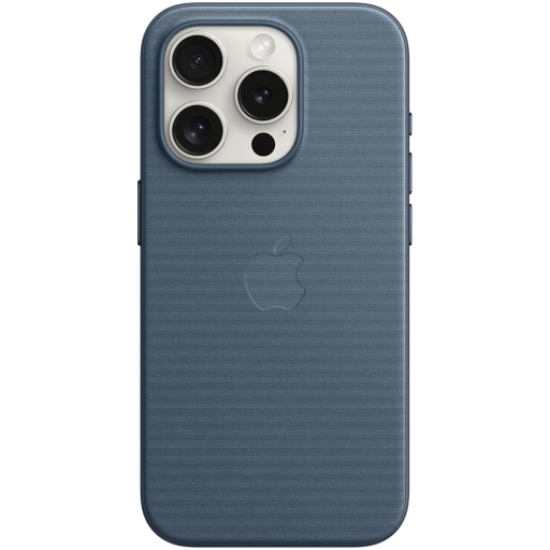 Picture of APPLE iPhone 15 Pro FineWoven Case with MagSafe - Pacific Blue,Model A3134