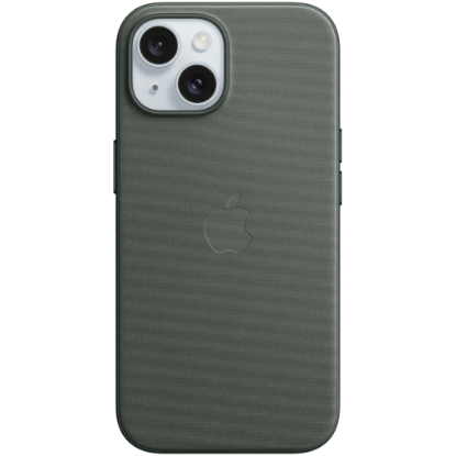Picture of APPLE iPhone 15 FineWoven Case with MagSafe - Evergreen,Model A3132