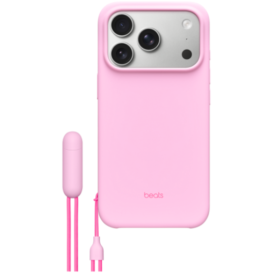 Picture of APPLE Beats iPhone 17 Pro Kickstand Case with MagSafe and Camera Control - Pebble Pink,Model A3509