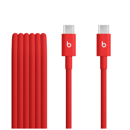 Picture of BEATS Beats USB-C to USB-C Woven Cable (1.5 m) - Rapid Red