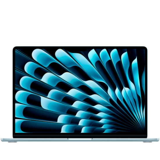Picture of APPLE 15-inch MacBook Air: Apple M4 chip with 10-core CPU and 10-core GPU, 16GB, 256GB SSD - Sky Blue,Model A3241